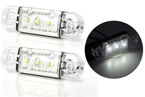 24v led avant blanc - led,