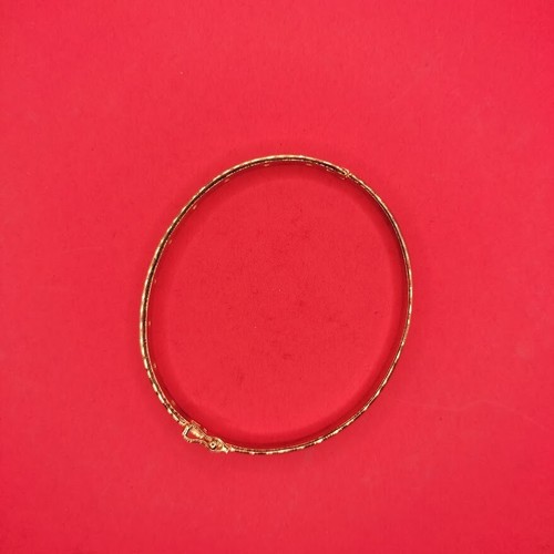 Bracelet vintage ovale plaqué