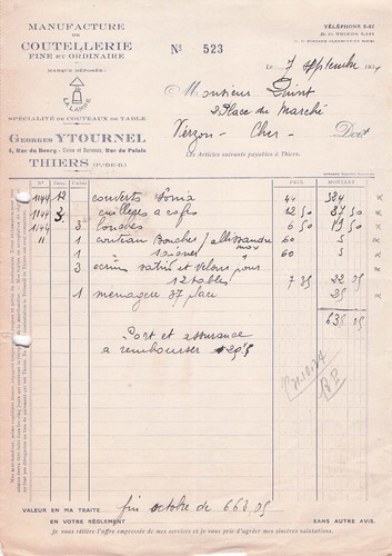Thiers coutelier ytournel - 63,