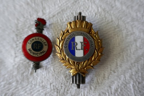 Insigne badge argent - insigne, rf