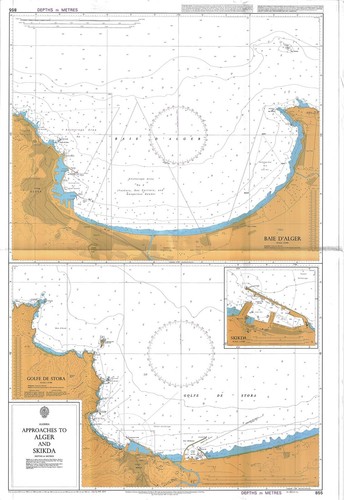 Carte maritime nautique - carte,