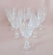 Lot de 6 verres à vin blanc