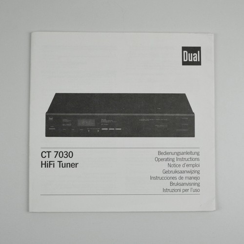 Dual 7030 tuner hifi mode - tuner,