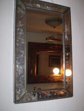 MIROIR RECTANGLE STYLE INDUSTRIEL DANOIS EN MÉTAL ET VERRE TENDANCE