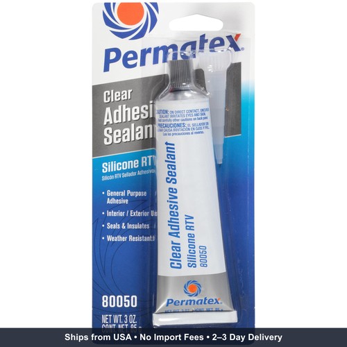 Permatex 80050 clear rtv - clear,