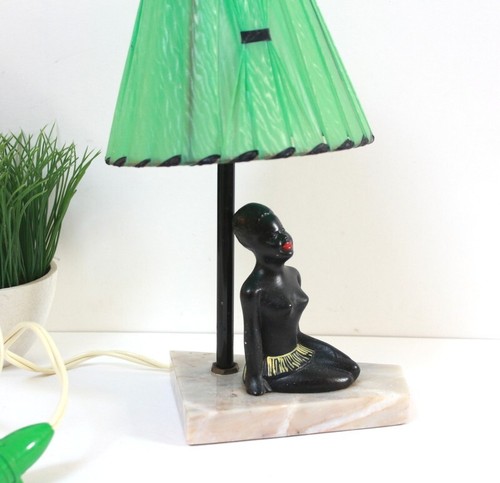 Petite lampe ancienne femme - lampe,