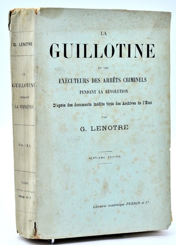 Gaston lenotre la guillotine - gaston,
