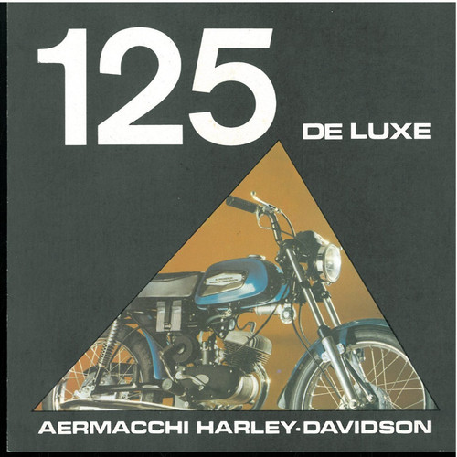 Dépliant aermacchi harley - dépliant,