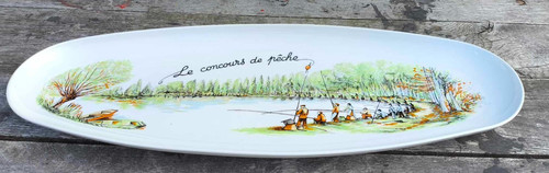 Grand plat poisson en - grand, à