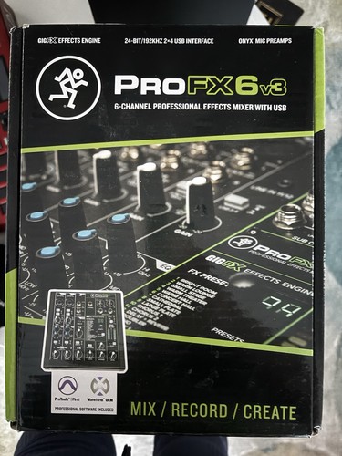 Mackie profx6v3 channel - mackie, 6