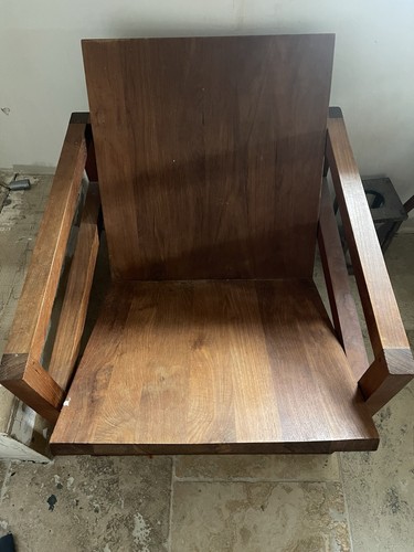 Fauteuil teck ethnicraft - en,