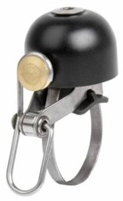 sonnette cloche ping 35 mm M-WAVE laiton noir  100db pour vélo solex mobylette