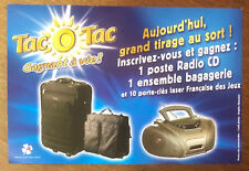 FDJ TICKET FRANÇAISE DES JEUX TAC O TAC BILLET DE 2006 RARE GAMING BILLETS