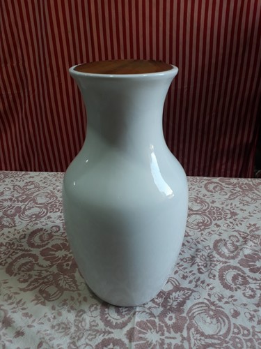 Grand vase blanc - , en