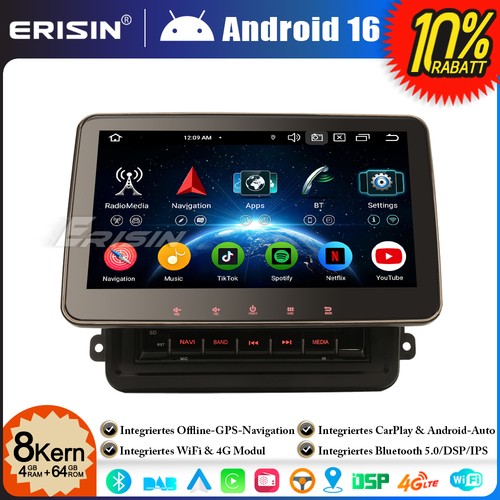 Android 16 autoradio gps - 10.1",