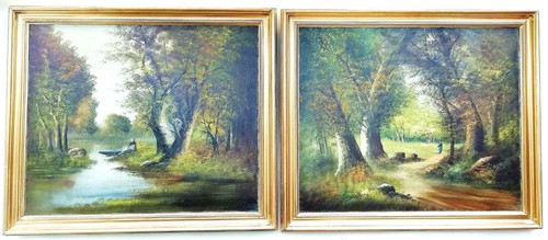 Paire tableaux barbizon - paire,