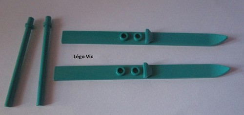 Lego 2713 ski dark - dark, turquoise