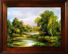 Paysage - Marais - Peinture À