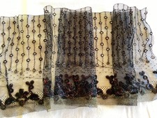 Rare dentelle ancienne tulle - rare,