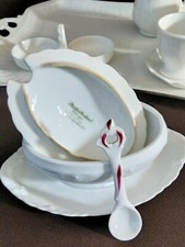 Très joli service petit déjeuner porcelaine blanche Théodore Havilande limoges