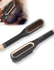 Lisseur à Barbe pour Hommes, Peigne électrique pour Lisser la Barbe pour un S...