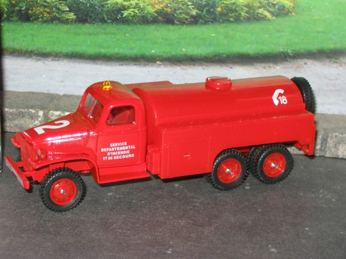 Camion citerne gmc pompiers - camion,