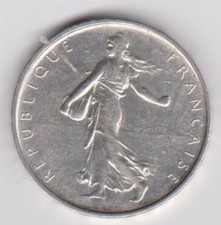 Pièce de monnaie 5F en argent