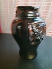 BEAU vase pichet irisé signer