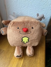 Peluche doudou Cerf Renne Noel  15 cm