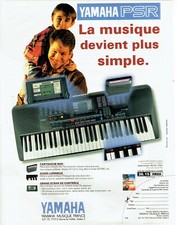 Publicité Advertising 079  1996  Yamaha musique   gamme PSR piano synthétiseur