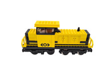 Lego® train 9V chemin de fer voie ferrée 4564 locomotive de fret jaune avec mote