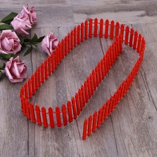  100 cm x 5 cm Mini Petite Clôture de Bois DIY Dollhouse Fée Jardin Micro Plante