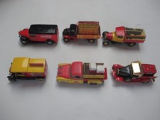 6 camions miniatures