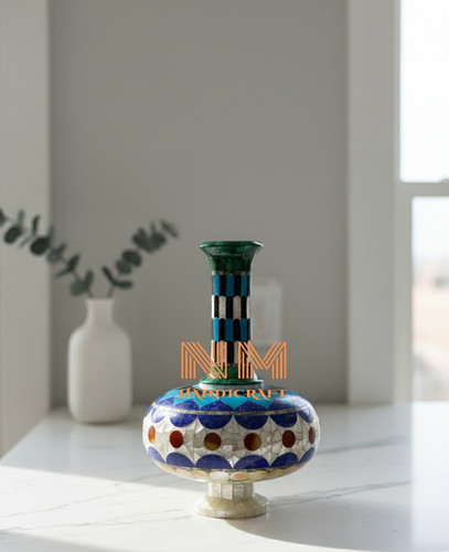 Vase fleurs marbre 24 - en, 24"