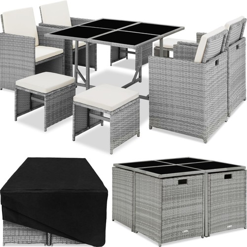 Salon jardin gris clair - clair,