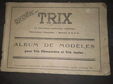 TRIX ALBUM MODELES MECCANO