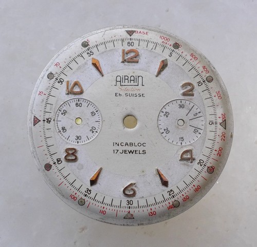 Original chronograph dial for - chronograph,