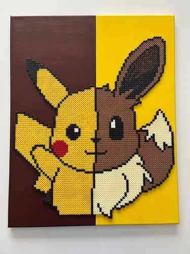 Pixel art perles a - /, repasser