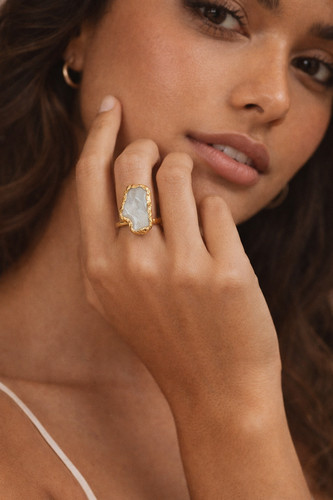 Bague artisanale en acier - bague,