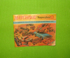 MATCHBOX SUPERFAST CATALOGUE