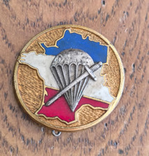 Insigne 1° BPC 1° Bataillon Parachutiste de Choc    /  Drago Paris G455   /P115