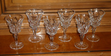 6 Verres en Cristal