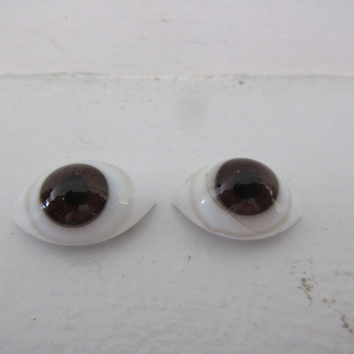 Paire yeux fixes verre - d'yeux,
