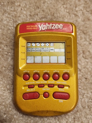 Vintage 2002 yahtzee handheld - vintage,