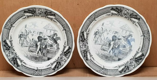 Ancien lot assiette vie - assiette,