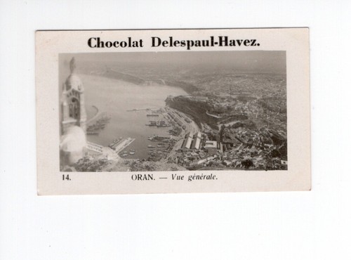 Chromo photo algérie oran vue - algérie,