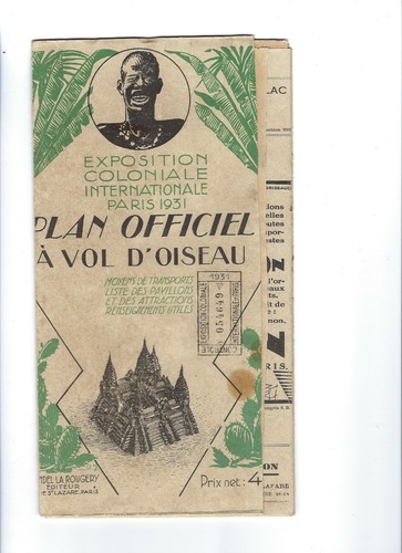 Plan officiel exposition - officiel, l'exposition