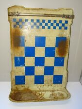 -EGOUTTOIR MURAL PORTE USTENSILES CUISINE TOLE PEINTE façon LUSTUCRU rouillé