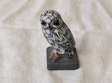 Bibelot, Figurine en céramique  " Chouette, Hibou " 6 cm de haut