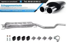 Saab 9-5 2.0/2.3 T Turbo, 2.2D, 3.0D échappement avec silencieux central